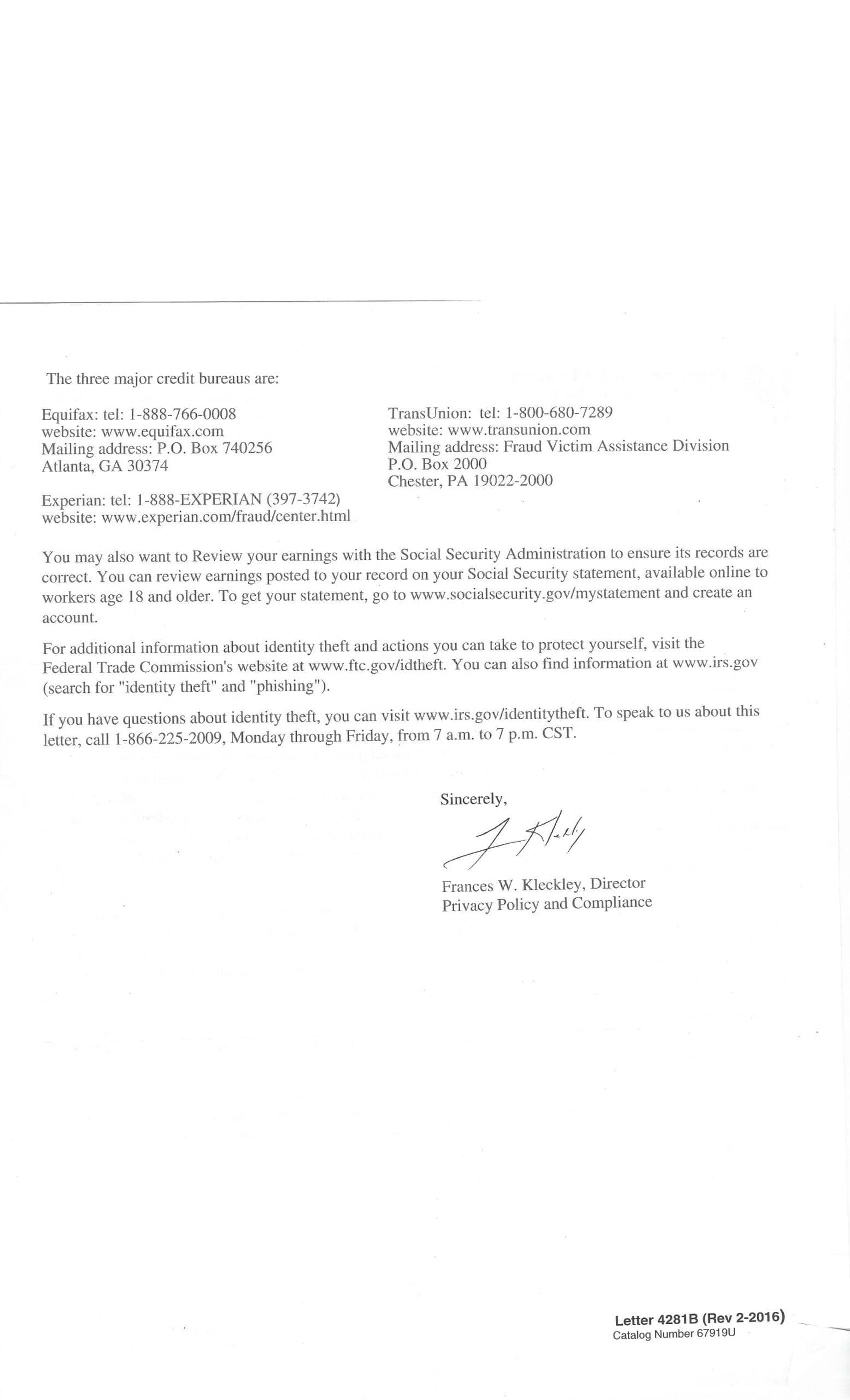 IRS letter warns of possible privacy issues - SC Small Business Chamber of Commerce1700 x 2800